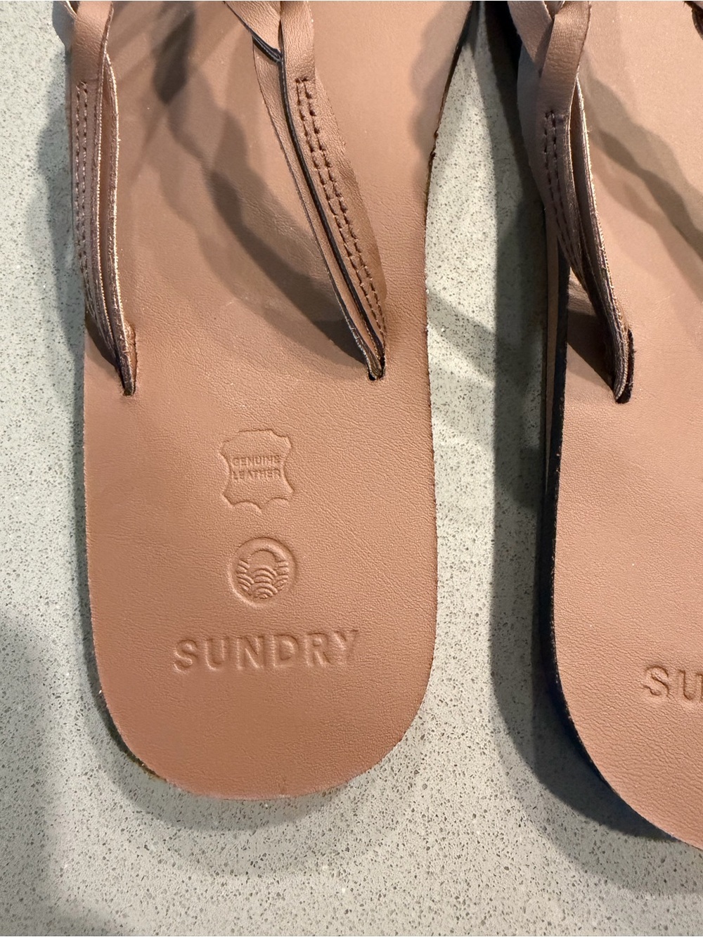 NWOT Women’s Sundry Braided Strap Leather Flip-Flops/Sandals, Sz. 9! Super nice! - Picture 6 of 7